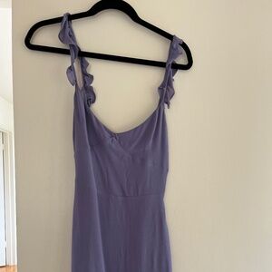 Purple Reformation Mini Dress